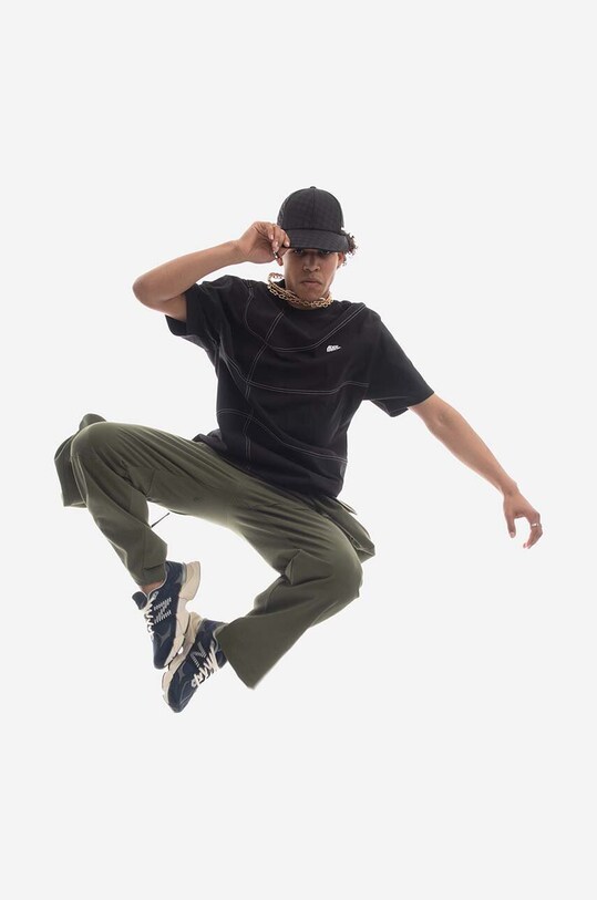 Ader Error cotton trousers Ader Error Bottom BMADSSBT0301KK BMADSSBT0301KK green