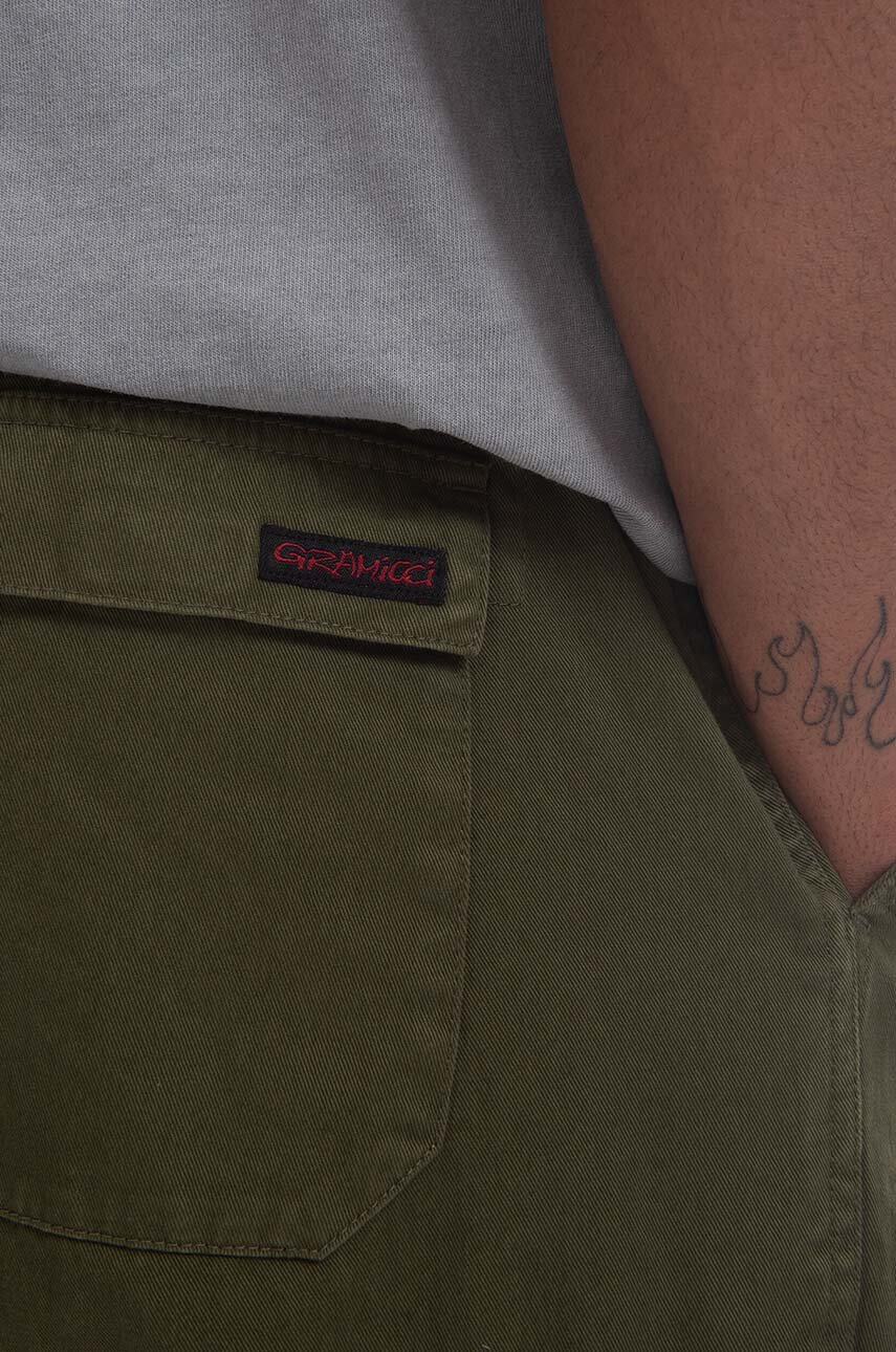 Odzież Gramicci spodnie bawełniane Cargo Pant G2FM.P001 zielony