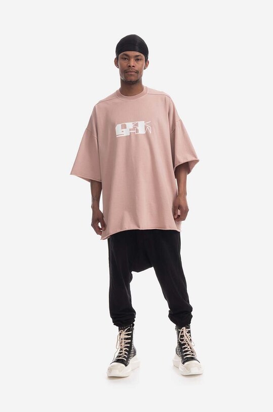Bavlnené tepláky Rick Owens Knit čierna DU01C6395.RN.BLACK