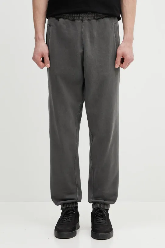 Carhartt WIP pantaloni tuta di cotone Nelson Sweat Pant cotone grigio I029961.87GD
