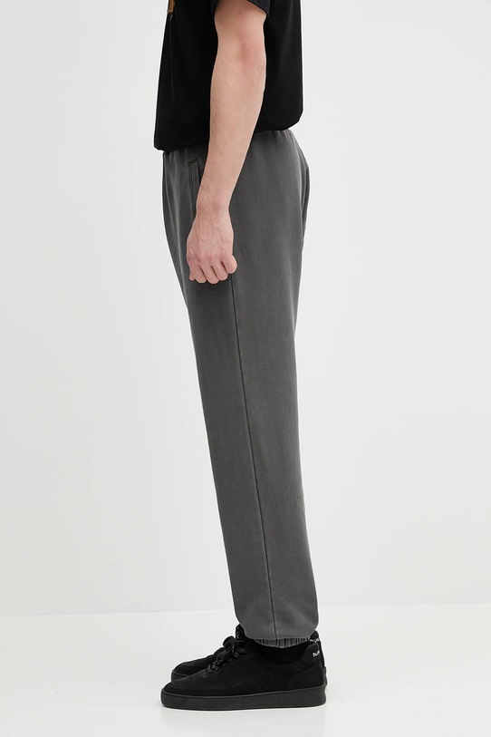 Carhartt WIP pantaloni tuta di cotone Nelson Sweat Pant I029961.87GD grigio SS25