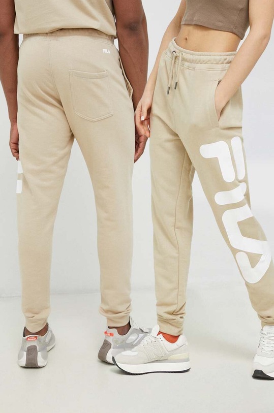 Fila spodnie dresowe Bronte wzorzyste beżowy FAU0069.SS23