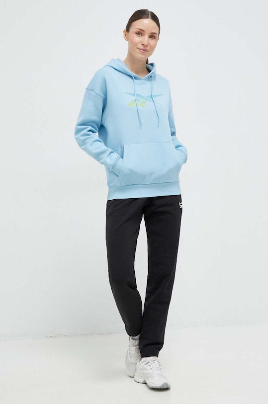 Bavlnené tepláky Reebok Classic čierna HS5788