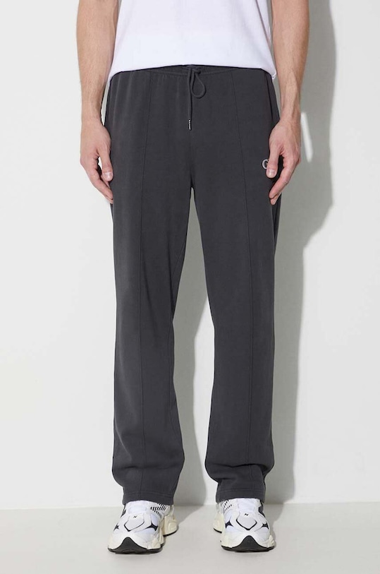 Guess Originals spodnie dresowe bawełniane Go Baker Logo Jogger aplikacja szary M3GB09K9YH1