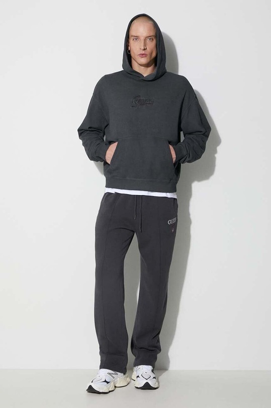 Guess Originals spodnie dresowe bawełniane Go Baker Logo Jogger M3GB09K9YH1 szary SS23