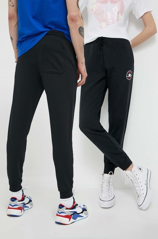 Converse spodnie dresowe dzianina czarny 10024947.A01