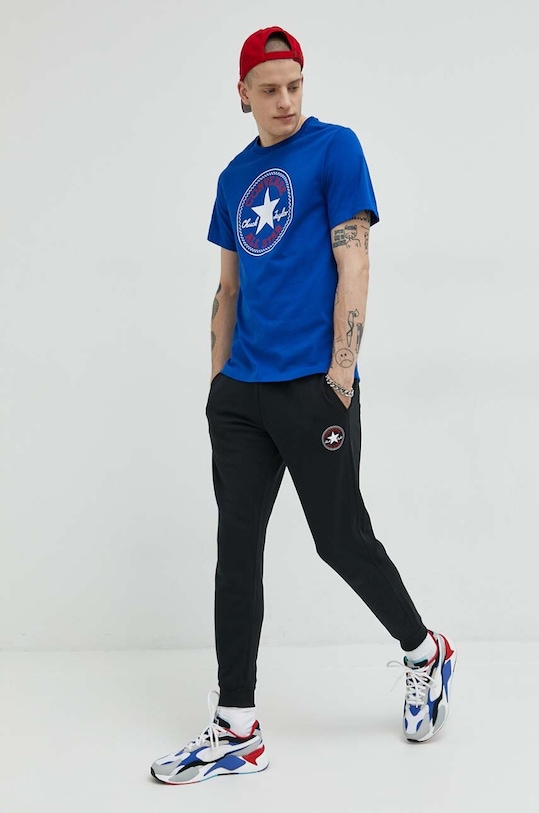 Converse spodnie dresowe 10024947.A01 czarny SS23