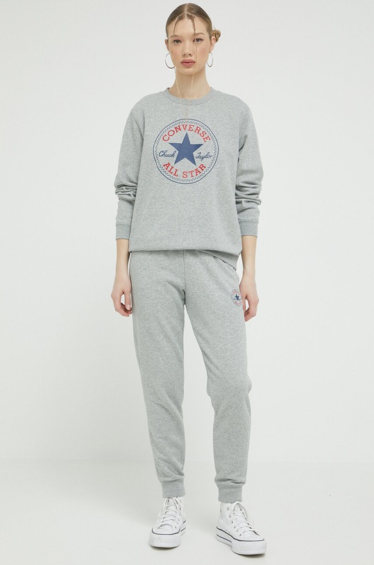 Converse spodnie dresowe 10024947.A02 szary SS23