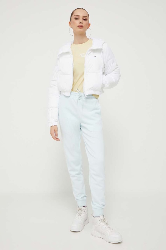 Odzież Converse spodnie dresowe 10023873.A16 niebieski