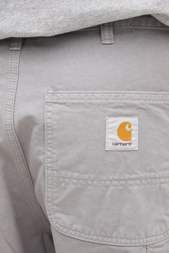 Памучен панталон Carhartt WIP Single Knee Pant сив I031499.2LRGD
