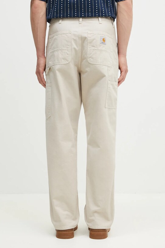 Ρούχα Βαμβακερό παντελόνι Carhartt WIP Single Knee Pant I031499.2LPGD μπεζ