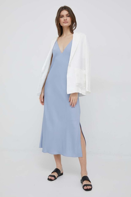Šaty Calvin Klein K20K205542 modrá SS23