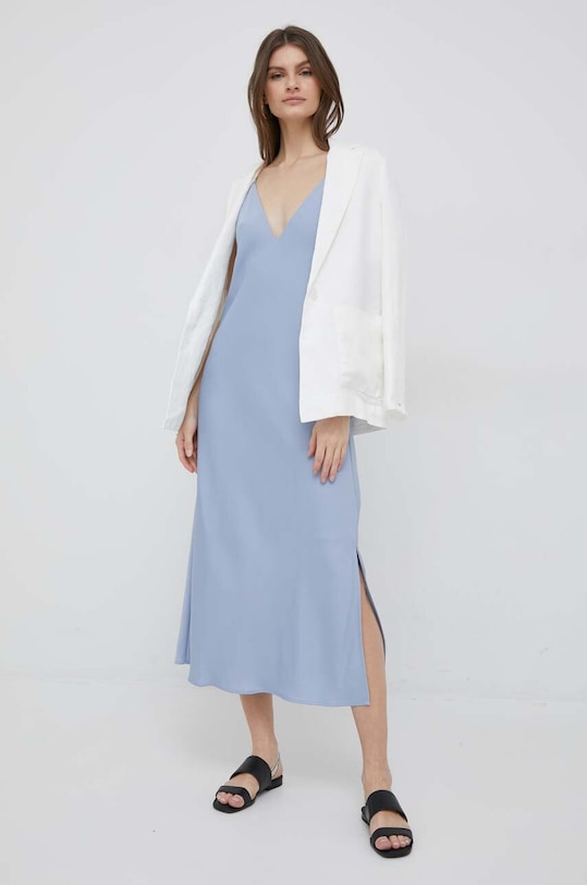 Šaty Calvin Klein K20K205542 modrá SS23