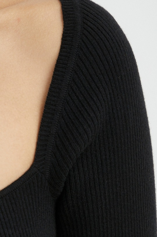 Calvin Klein ruha gyapjú keverékből K20K205037.PPYX fekete