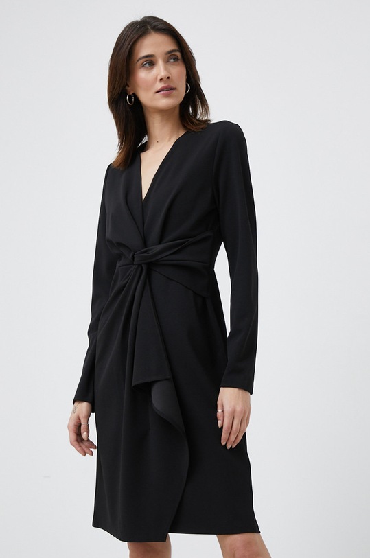 Dkny sukienka z elastanem czarny DD2J1090