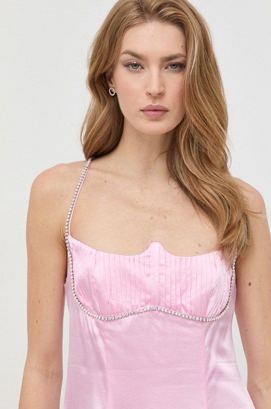 For Love & Lemons sukienka różowy CD2824.HO22