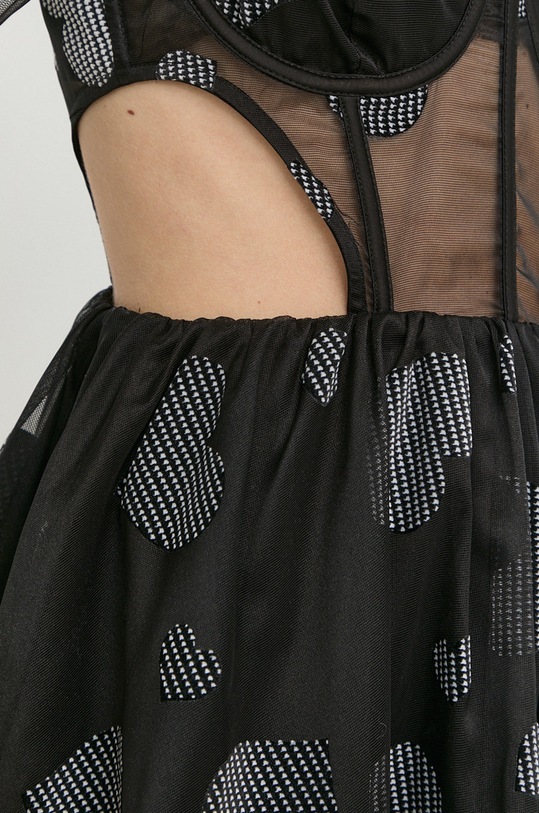 For Love & Lemons sukienka CD2873.HO22 czarny