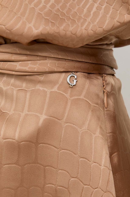 Guess sukienka W3RK16.WF6O2 brązowy