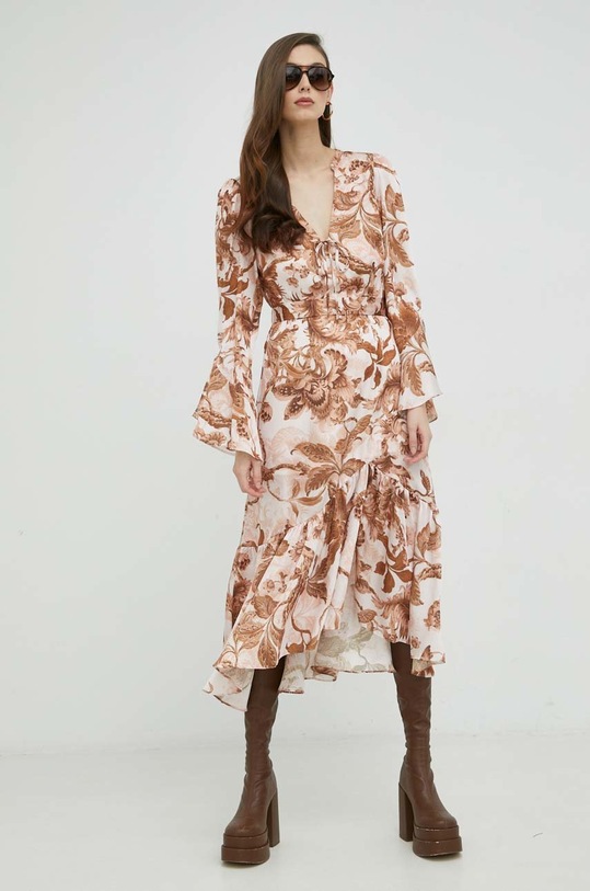 Šaty Guess hnedá W3RK17.WF5J2