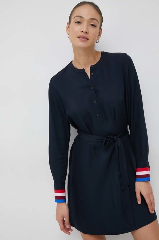 Tommy Hilfiger rochie mini bleumarin WW0WW38273.PPYX