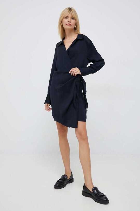 Φόρεμα Tommy Hilfiger WW0WW37325.PPYX σκούρο μπλε SS23