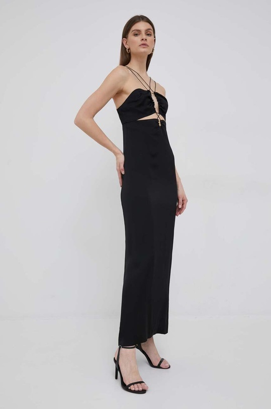 Calvin Klein sukienka tkanina czarny K20K205817.PPYX