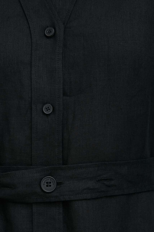 Plátěné šaty Calvin Klein K20K205245.PPYX černá