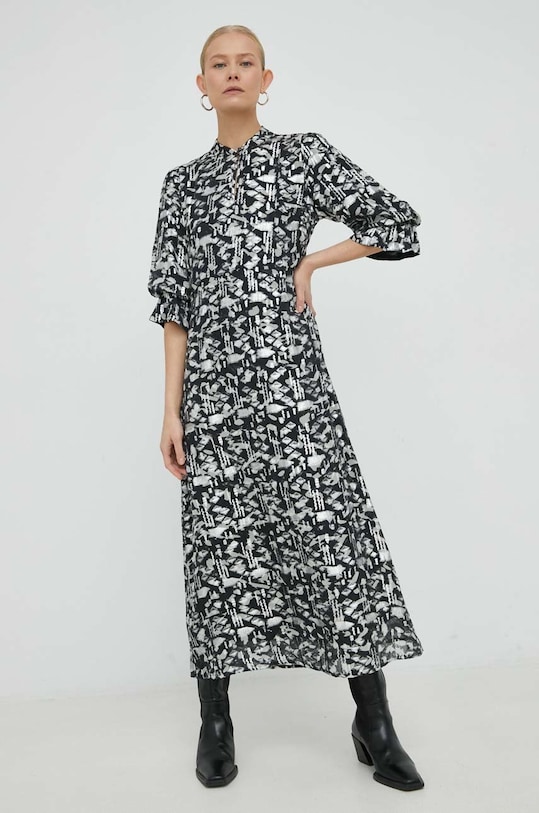 Obleka Bruuns Bazaar BBW3129 črna SS23