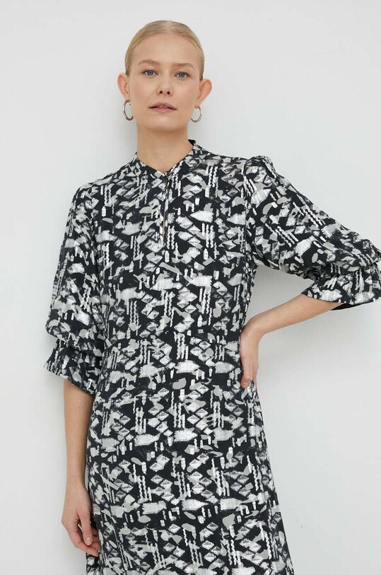 Obleka Bruuns Bazaar črna BBW3129