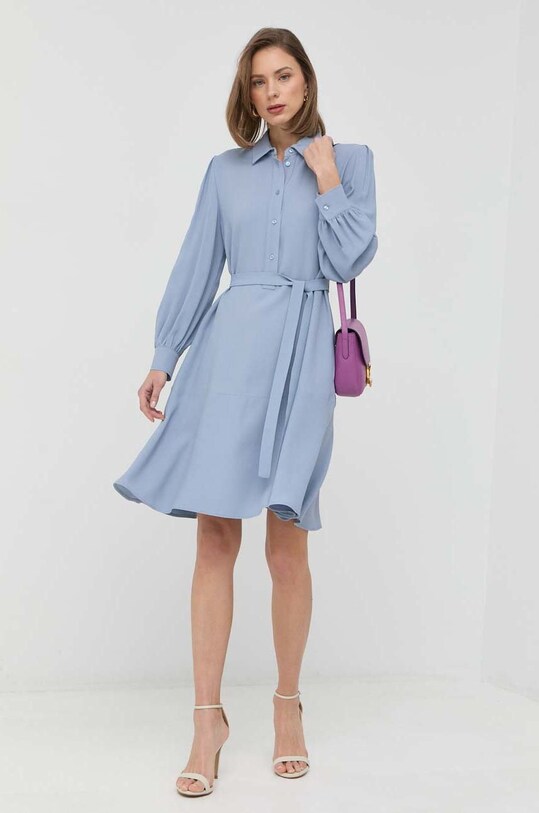Weekend Max Mara sukienka 2352211137600 niebieski SS23