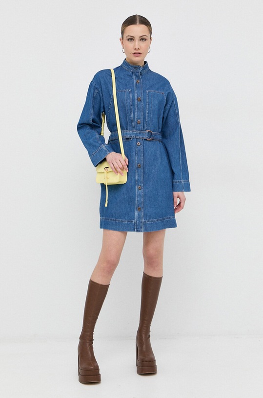 Weekend Max Mara rochie din denim 2352211237600 bleumarin SS23