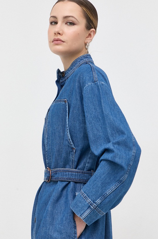 Weekend Max Mara rochie din denim 2352211237600 bleumarin