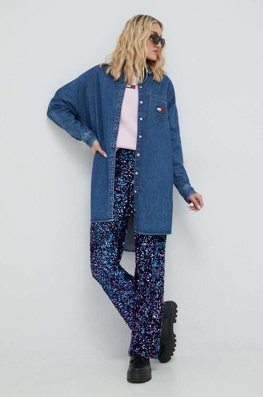 Tommy Jeans farmerruha gombolós kék DW0DW15015.PPYX
