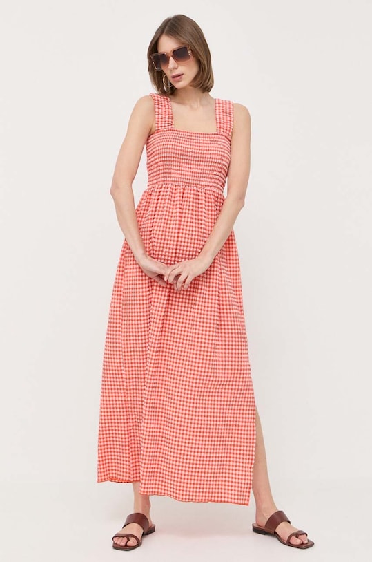 Notes du Nord sukienka casual pomarańczowy 13050