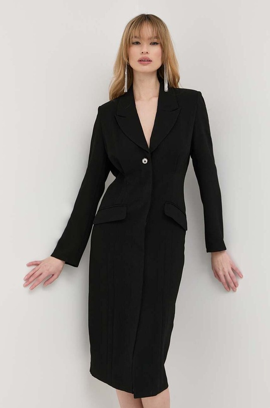 Notes du Nord rochie midi negru 13082.