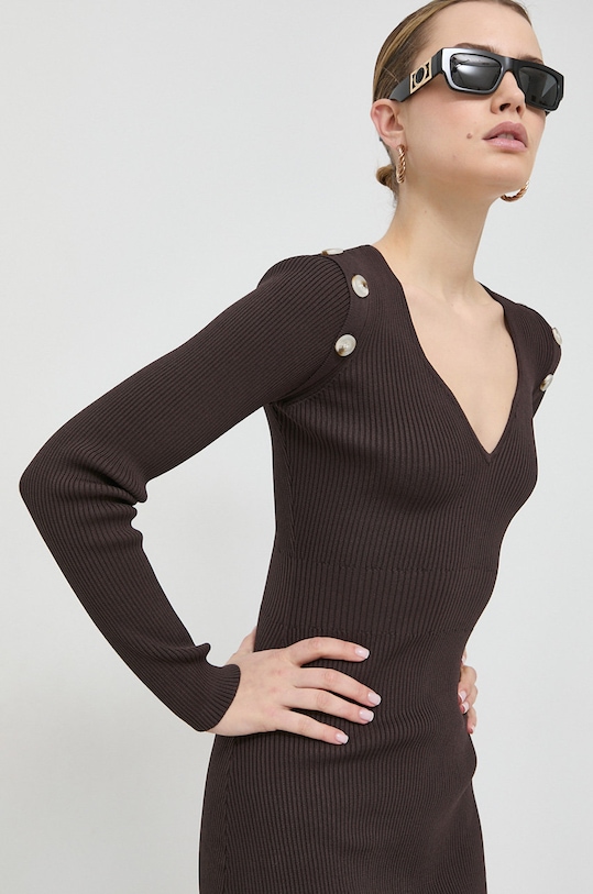 Notes du Nord sukienka brązowy 12940