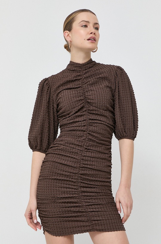 Šaty Notes du Nord Ficca hnedá 12948