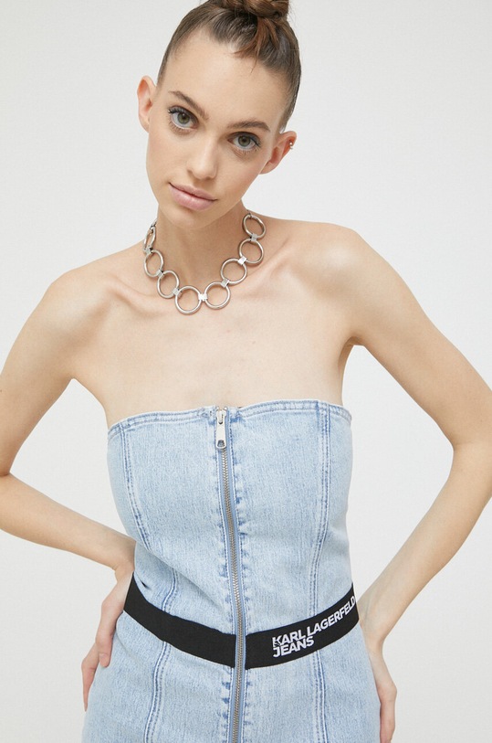 Karl Lagerfeld Jeans farmerruha kék 231J1300