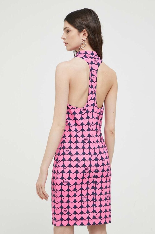 Odzież Love Moschino sukienka W.5.D08.00.E.2410 różowy