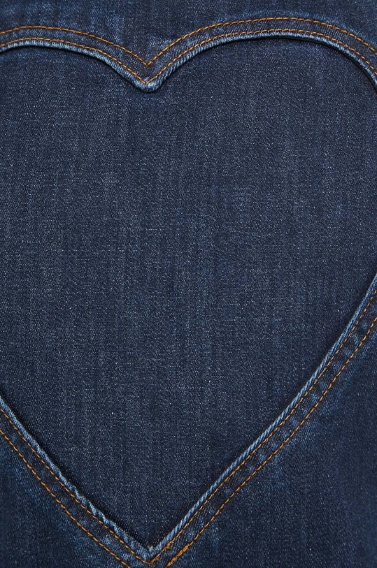 Love Moschino sukienka jeansowa W.V.J74.00.S.3979 granatowy
