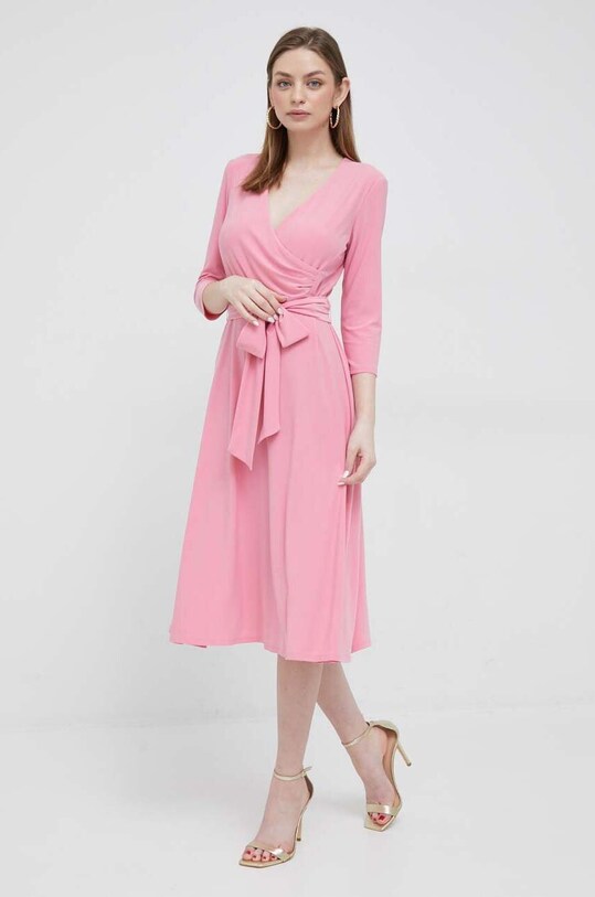 Lauren Ralph Lauren rochie 250769904 roz NC24