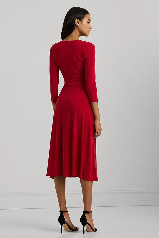 Lauren Ralph Lauren sukienka 250769904 bordowy NC24
