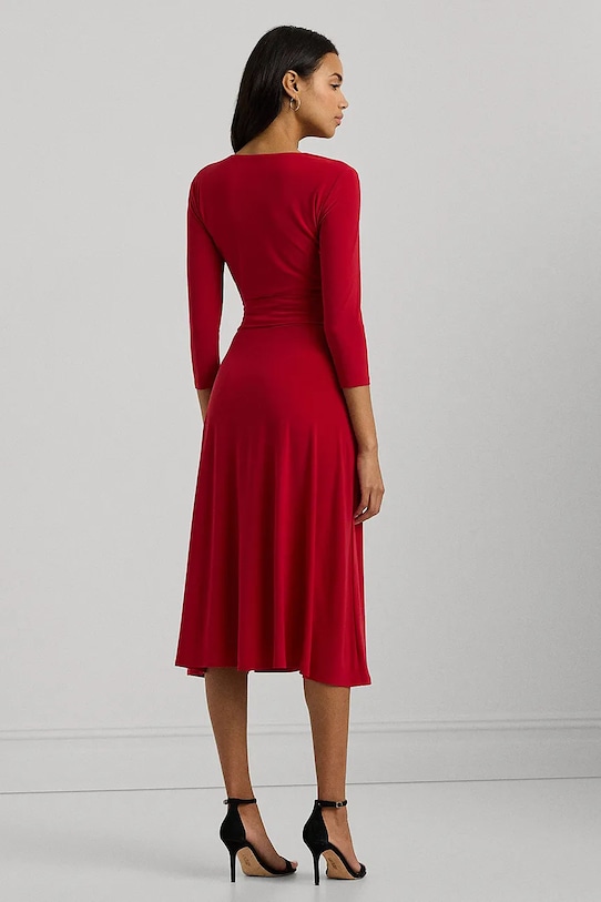 Šaty Lauren Ralph Lauren 250769904 burgundské NC24