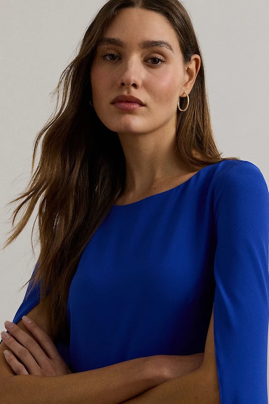 Платье Lauren Ralph Lauren голубой 253855210