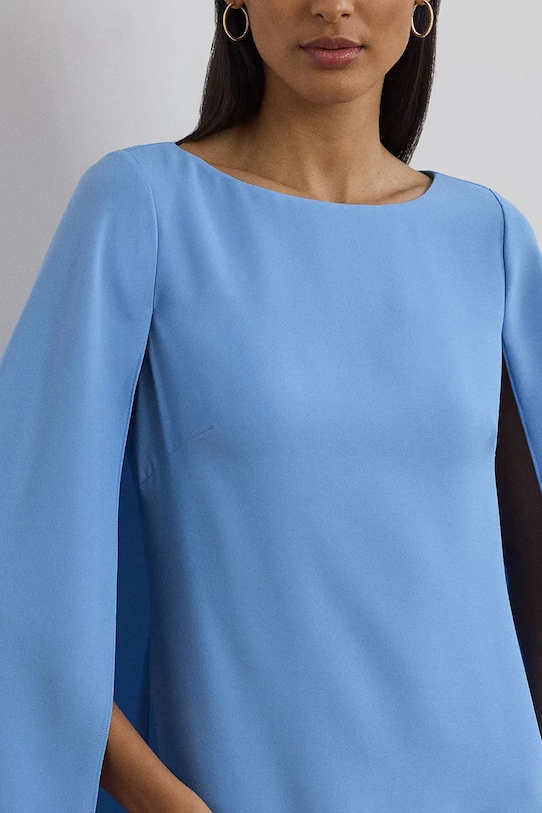 Lauren Ralph Lauren sukienka niebieski 253855210