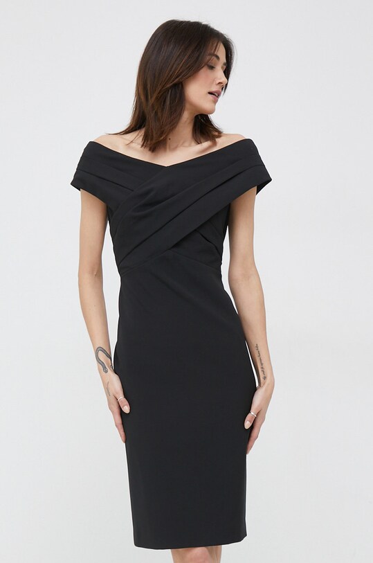 Платье Lauren Ralph Lauren mini чёрный 253855241