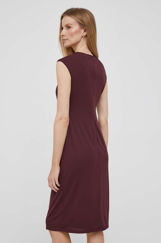 Lauren Ralph Lauren sukienka 253889324 bordowy AW23
