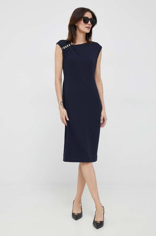 Lauren Ralph Lauren sukienka 253889324 granatowy AW23