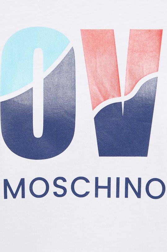 Love Moschino vestito in cotone W.5.929.26.M.3876 bianco