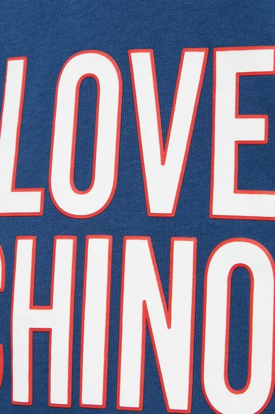 Бавовняна сукня Love Moschino W.5.A02.32.M.4405 темно-синій